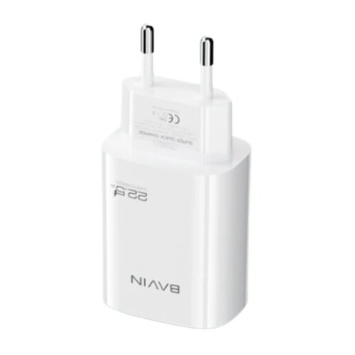 BAVIN punjač 22.5w Usb A + kabl Type C bela ( 90051 ) Slike