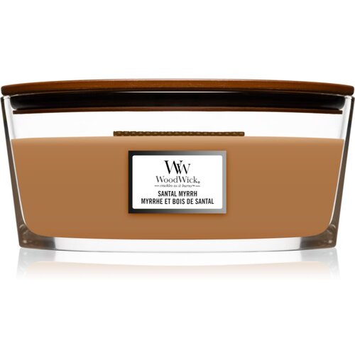 WoodWick Santal Myrrh mirisna svijeća s drvenim fitiljem (hearthwick) 453,6 g Cijene