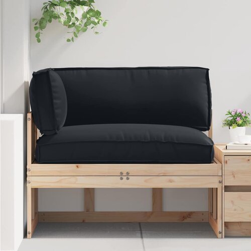  Set jastučića za palete 3 pcs Crna Oxford tkanina Cijene