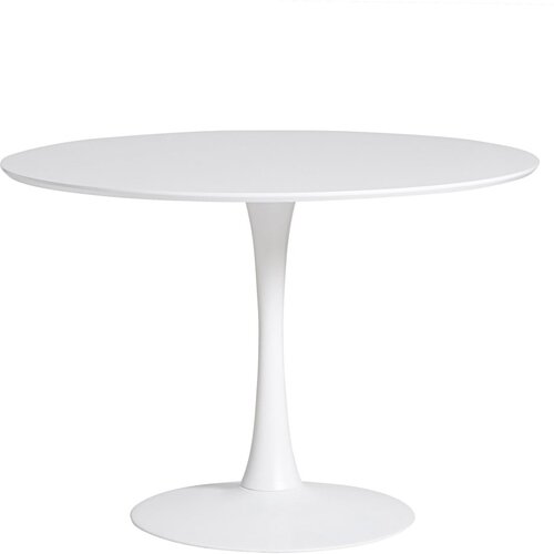 Marckeric Okrogla bela jedilna miza Oda, ⌀ 110 cm Slike