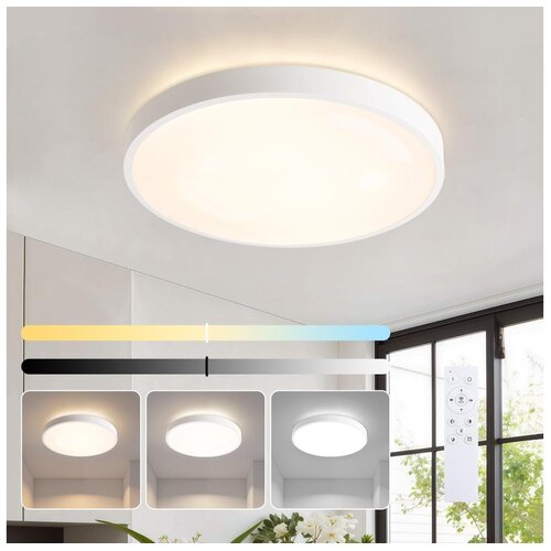 Brilagi - prigu&scaron;iva LED svetiljka GLASS POOL DOUBLE LED/48W/230V 40 cm bela + daljinski upravljač Cene