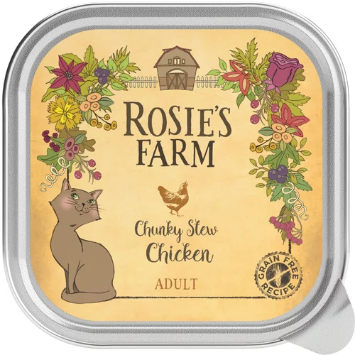 Rosie's Farm Ekonomično pakiranje Adult 32 x 100 g - piletina