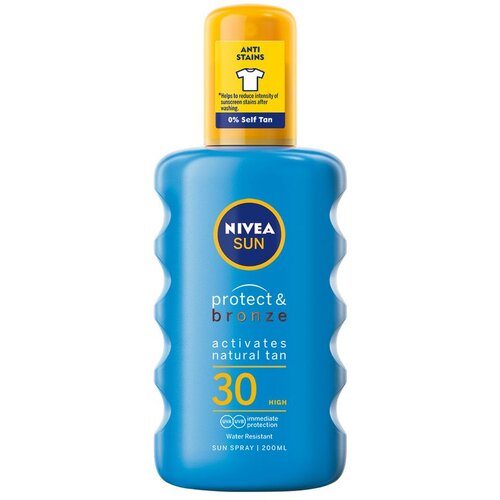 Nivea Sun Protect & Bronze Sun Spray SPF30 sprej za zaščito pred soncem 200 ml Cene