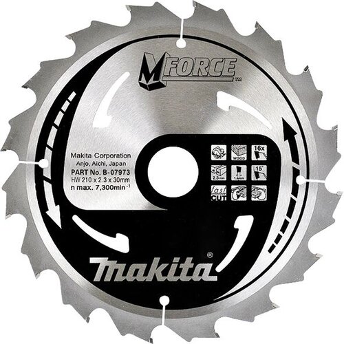 Makita list za testeru od tvrdog metala, mforce, sa 16 zubaca B-07973 Slike