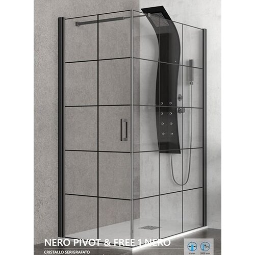 Karag Tu&amp;scaron; kabina Nero Pivot Free 90x100 Slike