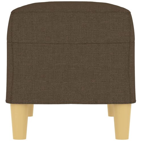  Klupa smeđa 70 x 35 x 41 cm od tkanine Slike