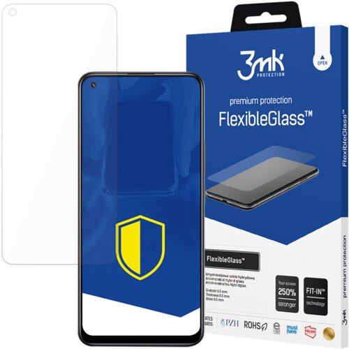 3mk POKROV IZ KALJENEGA STEKLA FLEXIBLEGLASS LITE ZA REALME 8 5G, (22003426) Cene