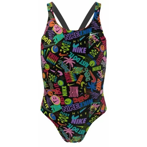 Nike HYDRASTRONG MULTIPLE PRINTS Jednodijelni kupaći kostim za djevojčice, mix, veličina