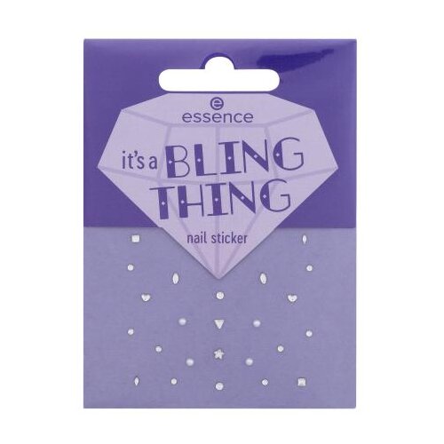 Essence Nail Stickers It's a Bling Thing Set samolepilni kristalčki 28 kos za ženske Cene