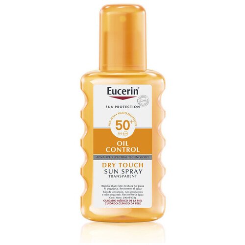 EUCERIN&amp;reg; Za&amp;scaron;čita pred soncem Transparentes Sonnenschutzspray Oil Control Dry touch L Slike