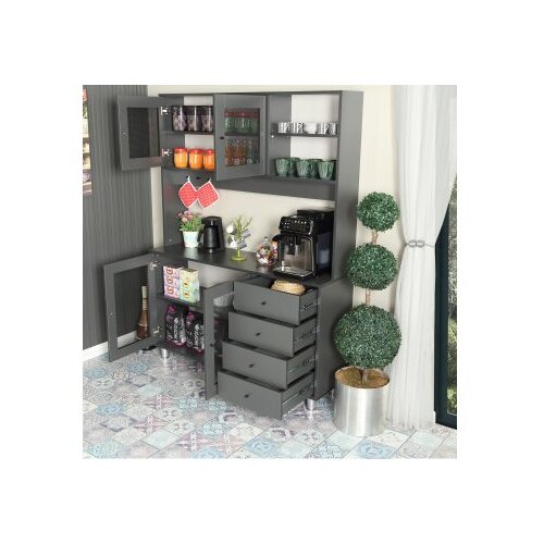 Hanah home Grano 140 Anthracite Vi&amp;scaron;enamenski kabinet Slike