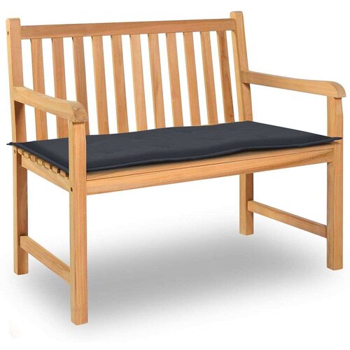  Jastuk za vrtnu klupu antracit 100 x 50 x 3 cm tkanina Oxford Slike