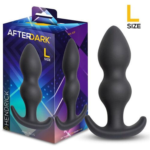 Afterdark Hendrick Silicone Anal Plug Black L Slike