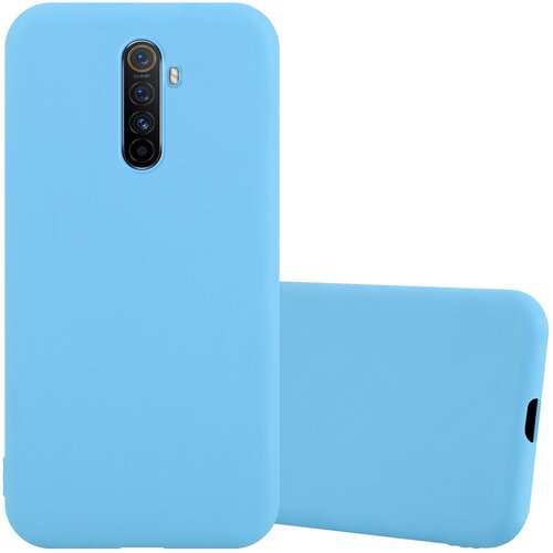 Cadorabo Ohi&scaron;je, združljiv z Realme v Candy Blue - za&scaron;čitni pokrov, narejen iz fleksibilnega silikona TPU, (20593841) Cene