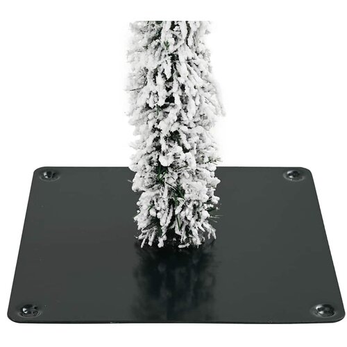  Božićno drvce s 300 LED svjetlima Bijelo 210 cm PE i čelik Slike