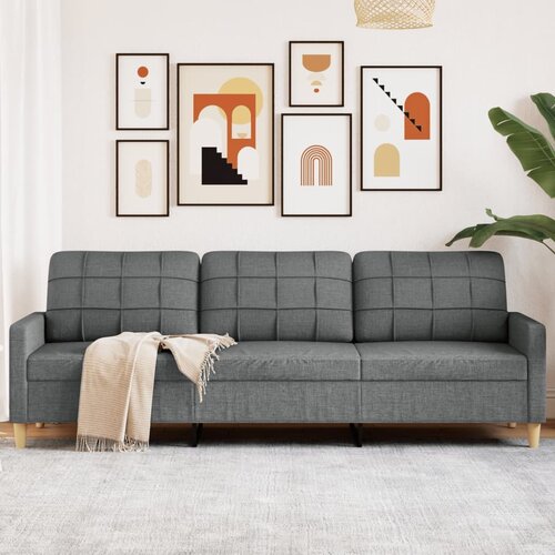 vidaXL Trosed temno siv 180 cm blago Cene