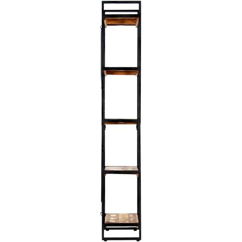 VidaXL Knjižna omara 5-nadstropna 60x30x180 cm trden predelan les Slike