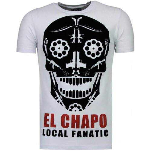 Local Fanatic Majice s kratkimi rokavi 27341308 Bela Slike