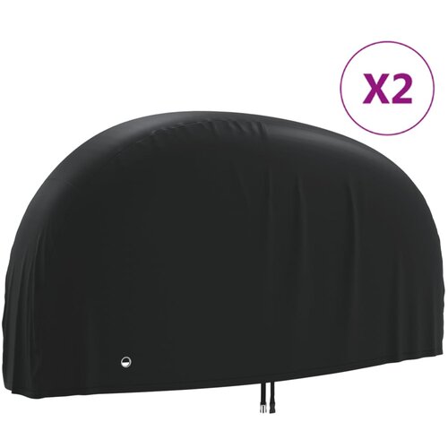 vidaXL Prevleka za kolo 2 kosa 200x70x110 cm 190T oxford blago Cene