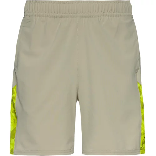 Puma Sportske hlače žuta / siva / zelena / crna
