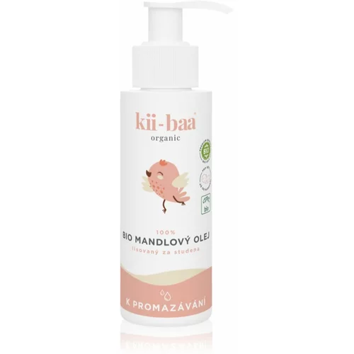 kii-baa® organic 100% Bio Oil Almond ulje za masažu za djecu od rođenja 100 ml