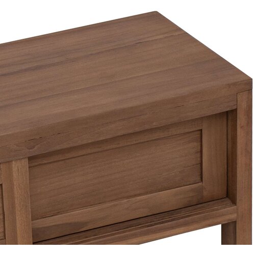  ormar 110 x 30 x 30 cm Čvrsto teak drvo Prirodna Slike