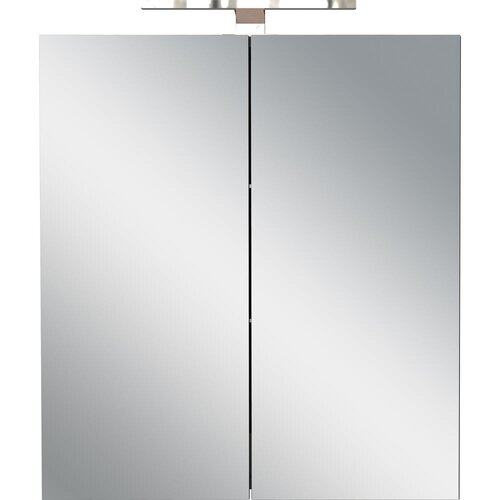 Germania Antracitno sivi zidni/s ogledalom kupaonski ormarić 60x71 cm Arcena – Cijene
