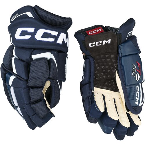 CCM jetspeed FT6 pro navy/white 11 inch ice hockey gloves Slike