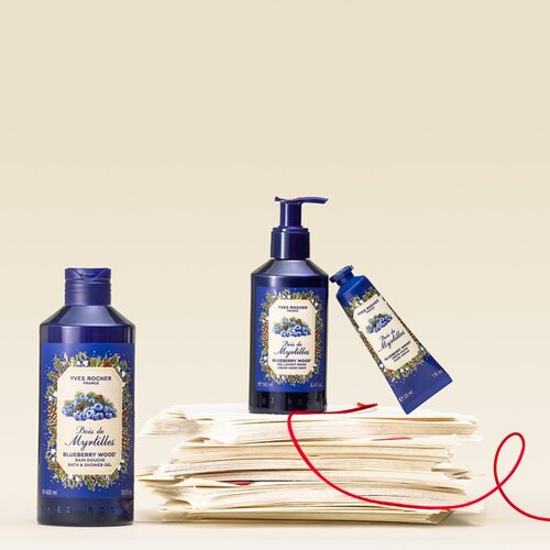 Yves Rocher Blueberry Wood gel za prhanje 400 ml Slike