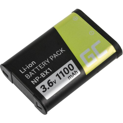 Green cell Baterija NP-BX1 za Sony Cybershot DSC-HX50 / DSC-HX300 / HDR-AS15, 1100 mAh Slike