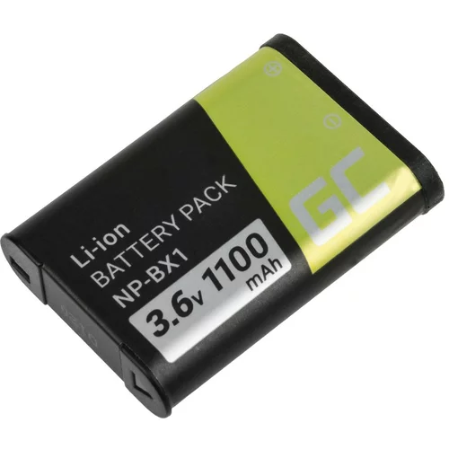 Green cell Baterija NP-BX1 za Sony Cybershot DSC-HX50 / DSC-HX300 / HDR-AS15, 1100 mAh