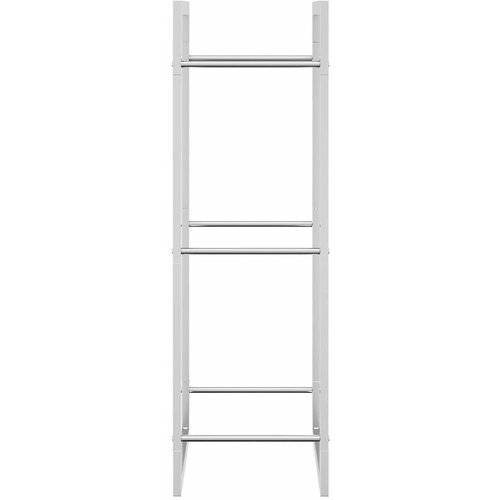  Stalak za drva za ogrjev 50x28x94 cm od nehrđajućeg čelika Slike