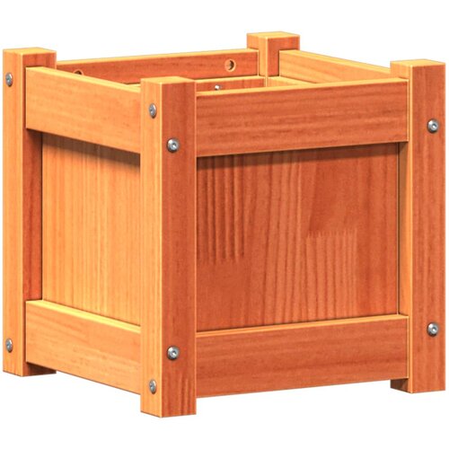 Vrtna sadilica vo&amp;scaron;tano smeđe boje 31x31x31 cm od borovine Slike