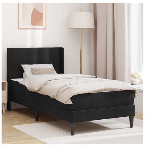 vidaXL Okvir kreveta s madracem Crna 90 x 190 cm Bar&scaron;un - Crna 90 x 190 cm Cijene