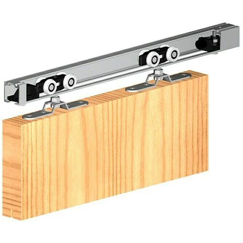  Vodilo za drsna vrata valcomp by mantion 120 (aluminij, 2,4 m, nosilnost 120 kg) Slike