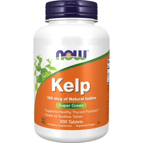 Now Foods Kelp - Jod NOW, 150 µg (200 tablet)