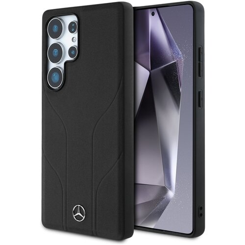 Mercedes OVITEK USNJEN VZGLIZANE ČRTE ZA SAMSUNG GALAXY S25 ULTRA MODNI OVITEK, (5000016272) Slike