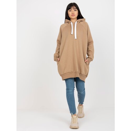 ex moda Sweatshirt-EM-BL-695.25X-dark beige Cene