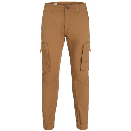 Jack & Jones Cargo hlače 'PAUL FLAKE' smeđa