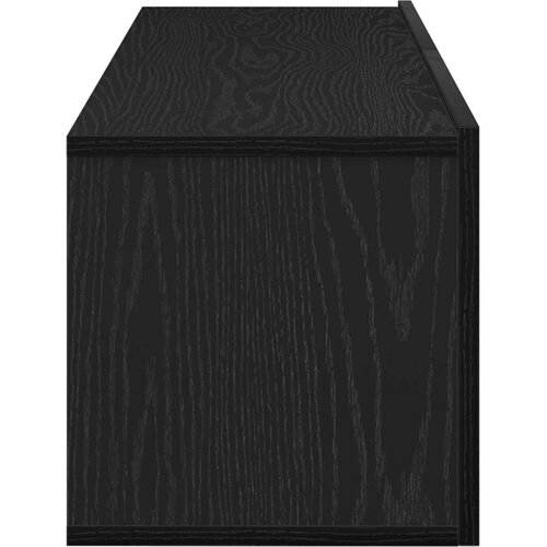 vidaXL TV omarica Set 2 Črni hrast Inženirski les 100x30x30,5 cm Cene