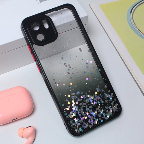 Teracell maska Frame Glitter za Xiaomi Redmi A1/A2 crna Slike