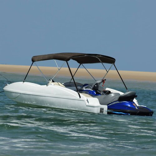 vidaXL Tenda bimini s 3 luka crna 182 x 184 x 136 cm Cijene