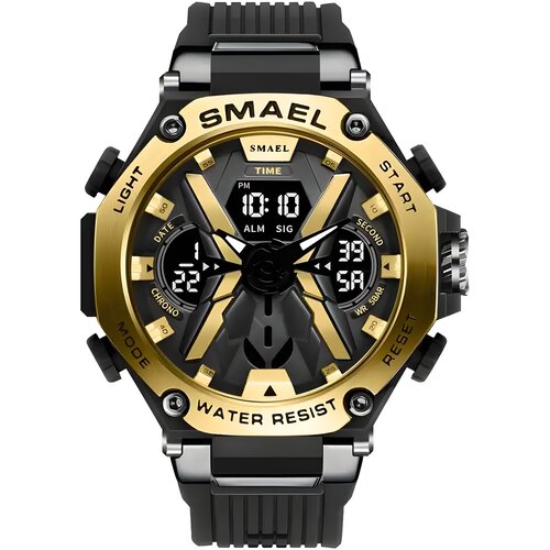 SMAEL Ura PE-29444 - Črna / Zlata Cene
