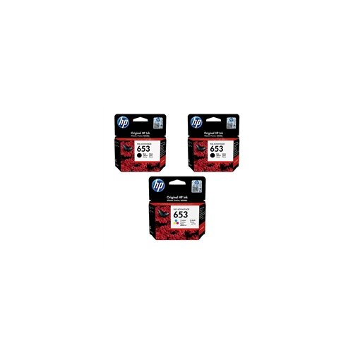 HP Komplet tinti nr.653 (2 x BK + CMY), original Cijene