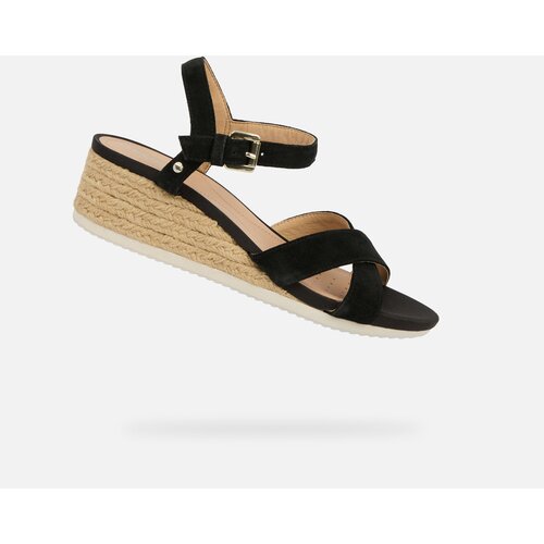 Geox Ischia Corda Black Women&amp;#039;s Wedge Shoes - Women&amp;#039;s Slike