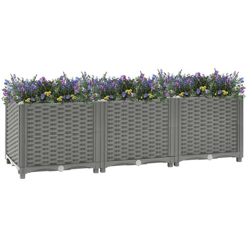  Povi&amp;scaron;ena gredica 120x40x38 cm od polipropilena Slike