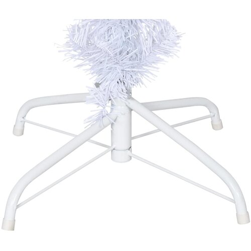  Naopako umjetno božićno drvce sa stalkom bijelo 120 cm Slike