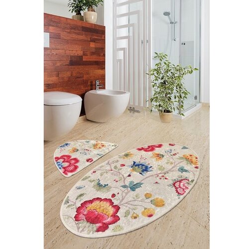 Lessentiel Maison Svetlo rjave kopalniške preproge v kompletu 2 ks 60x100 cm Arya – Cene