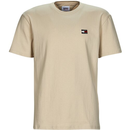 Tommy Jeans Majice s kratkimi rokavi TJM CLSC TOMMY XS BADGE TEE Bež Slike