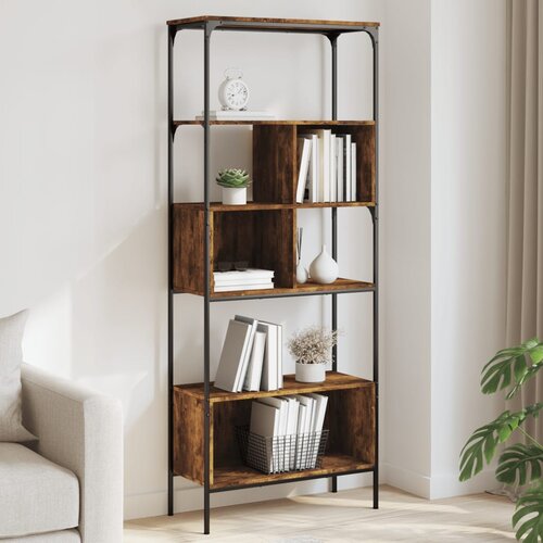 vidaXL Regal za knjige s 5 razina boja hrasta 76x33x188 5 cm drveni Cene